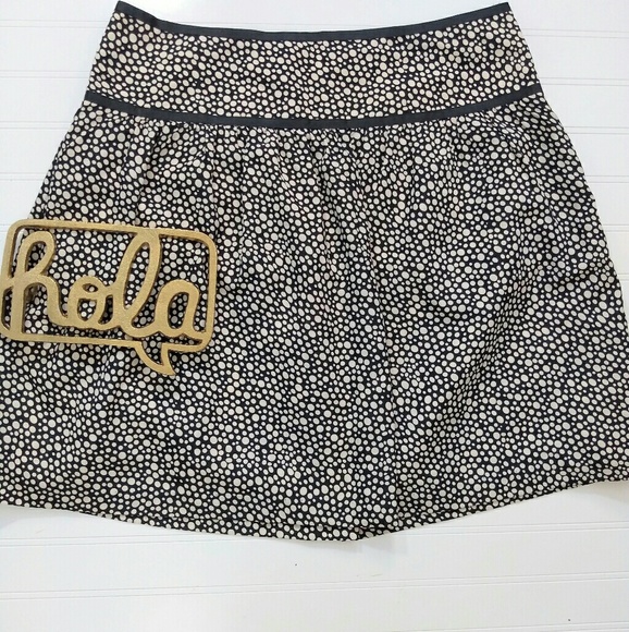 The Limited Dresses & Skirts - Limited Black /Cream Dot Print Full Skirt